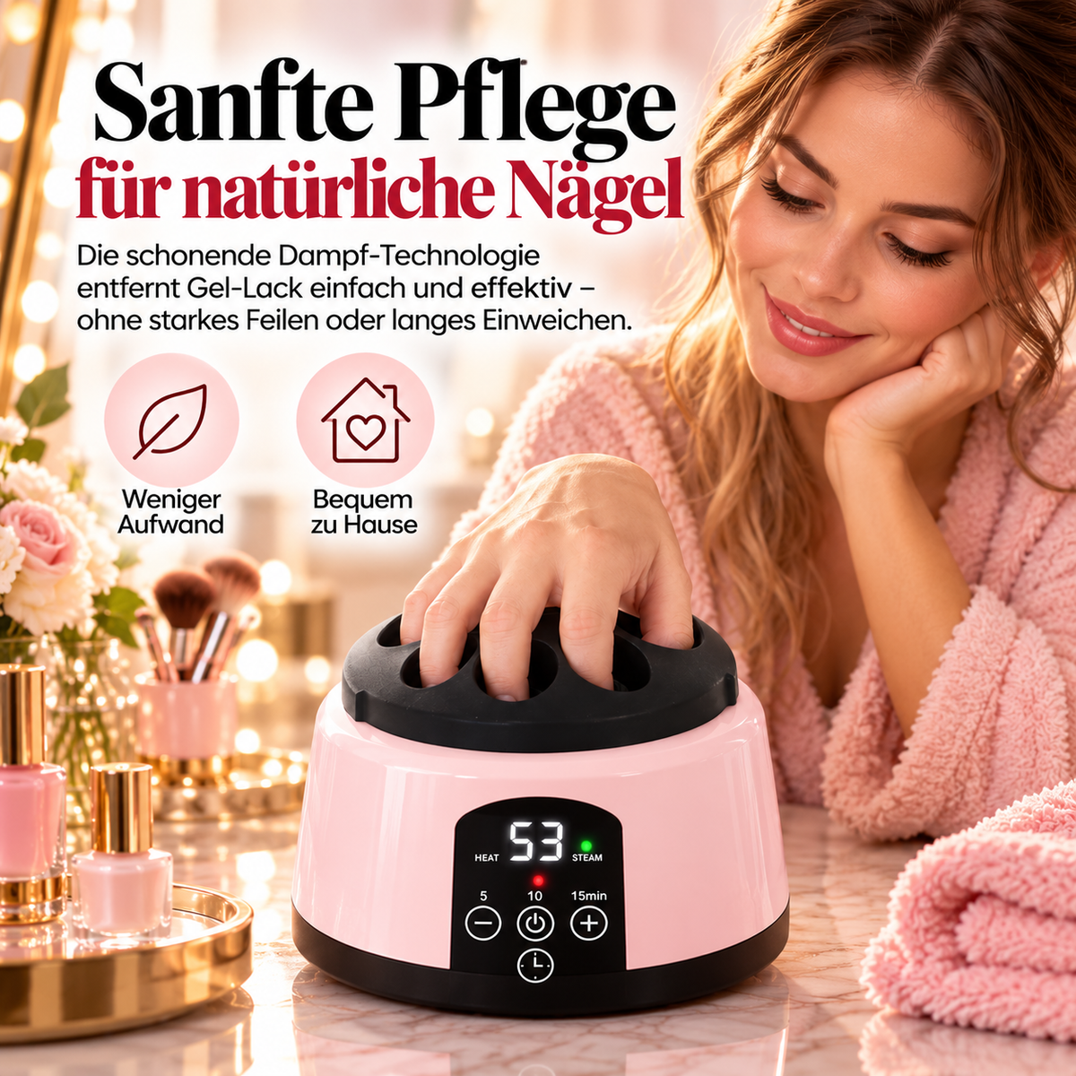 QEVRA™ Elektrischer Dampf-Nagellackentferner